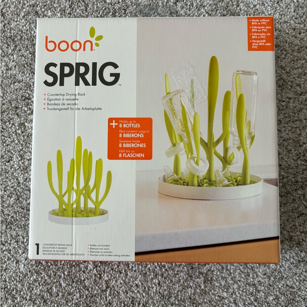 Boon Sprig Countertop Drying Rack - Green